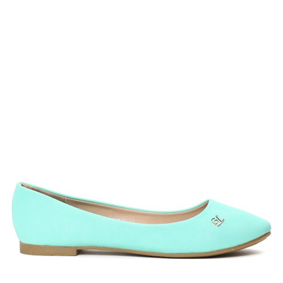 Turkusowe balerinki Paisleigh- Obuwie