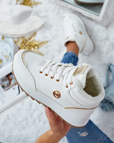 Royalfashion Adidași de damă încălțați cu blană Casill