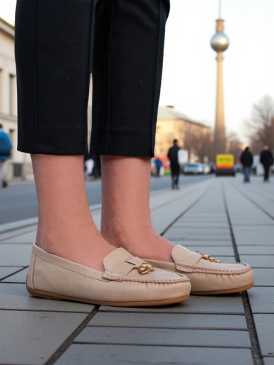 Mocasi mat ale femeilor Royalfashion Timmone