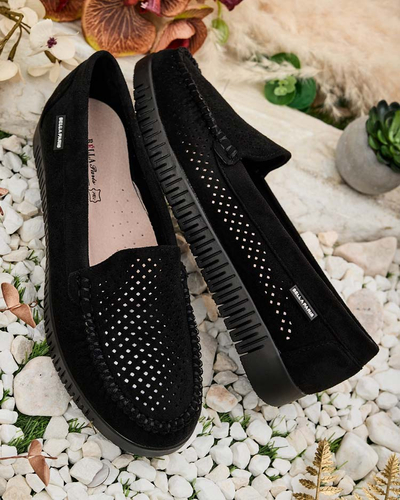 Royalfashion Mocasini de damă traforați Nafis