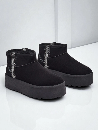Cizme scurte de damă tip snowboots Althea