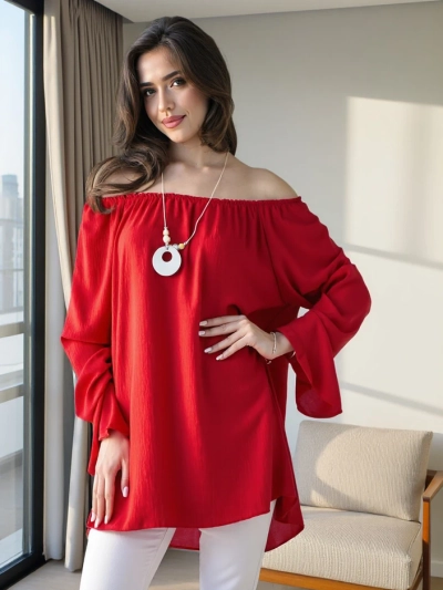 Bluză pentru femei Royalfashion în stil spaniol cu volanase