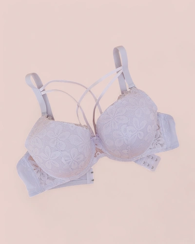 Royalfashion Sutien padded pentru femei cu dantelă