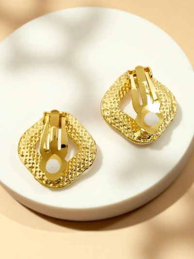 Cercei clip pentru femei Royalfashion cu perle Aurelia Perla