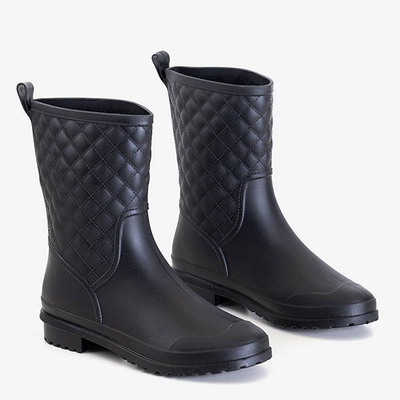 Cămăși de dama negre la mijlocul gambei Karine - Încălțăminte