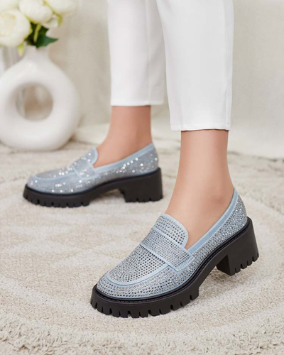 Royalfashion Mocasini de damă cu zirconii Epolls