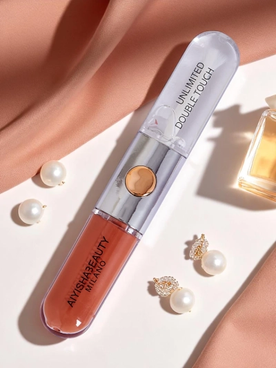 Ruj și Luciu de Buze Transparent 2-în-1 Soft Blush