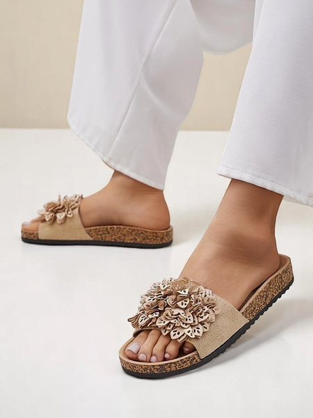 Royalfashion sandale pentru femei cu flori Occes