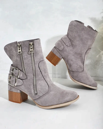 Royalfashion Cizme cu toc decorate Zerta