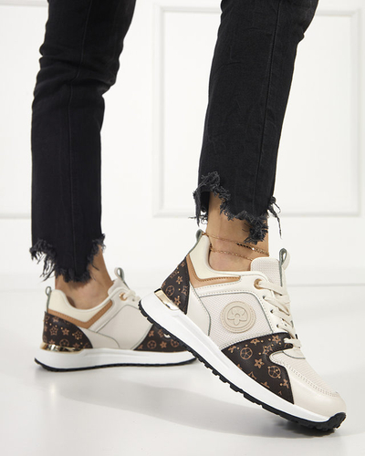 Pantofi sport bej Evenra de dama - Incaltaminte