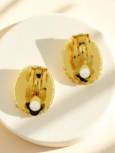 Royalfashion Cercei cu clips pentru femei, cu cristal și zirconiu