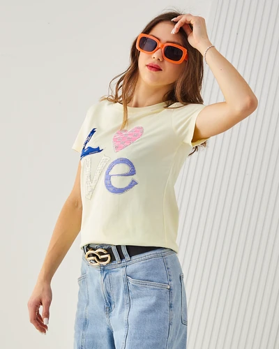 Bluză de bumbac Royalfashion pentru femei