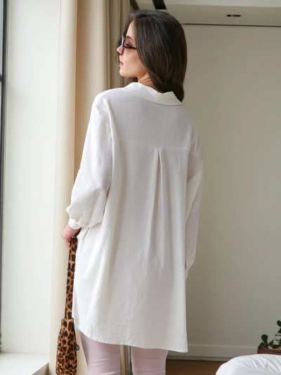 Royalfashion Cămașă lungă, oversized, pentru femei