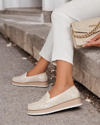 Royalfashion Mocasini de damă traforați Moell