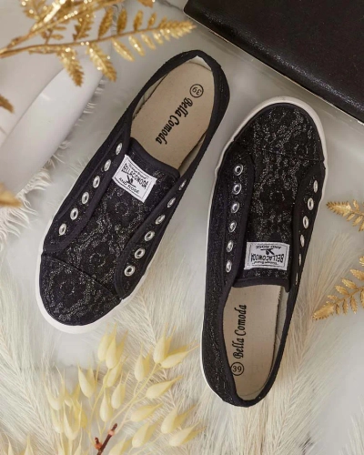 Royalfashion Adidași Imilla Brocart pentru femei