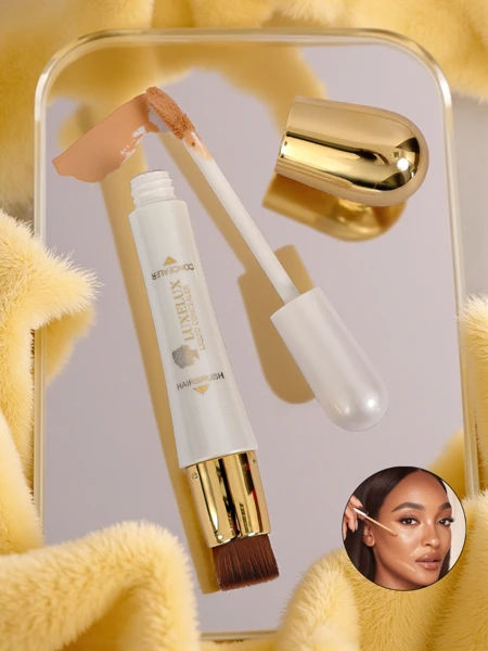 Aurelia Luxelux Concealer – wodoodporny korektor z pędzelkiem do makijażu