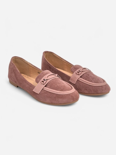 Mocasıne ecologice din suede pentru femei Royalfashion Zammei