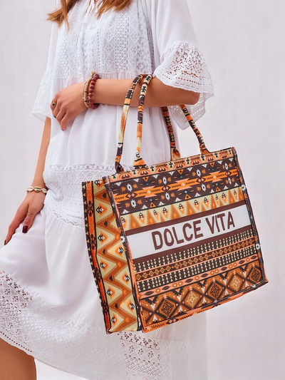 Royalfashion Geantă din material textil Dolce Vita Mood