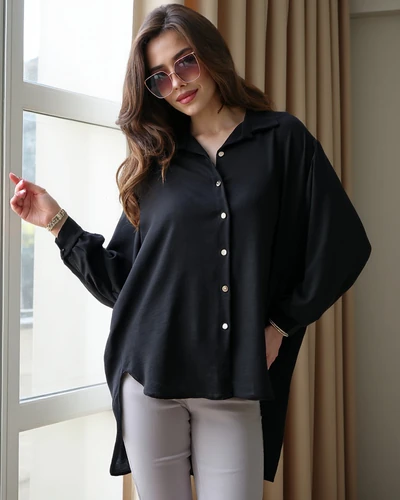 Royalfashion Cămașă lungă pentru femei, oversized