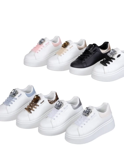 Sneakers sport pentru femei Royalfashion pe o platformă Safirrat