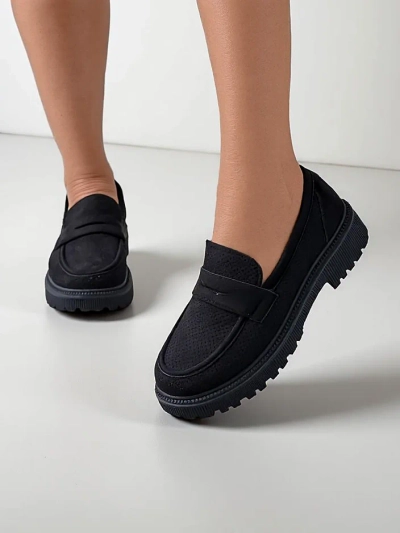 Mocasi ecologici din suede Royalfashion pentru femei Dunes