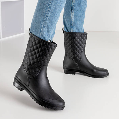 Cămăși de dama negre la mijlocul gambei Karine - Încălțăminte