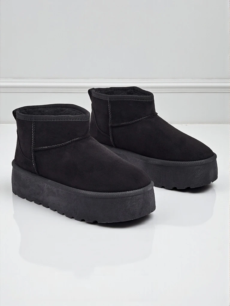 Botine scurte de damă tip ghete de zăpadă Memi