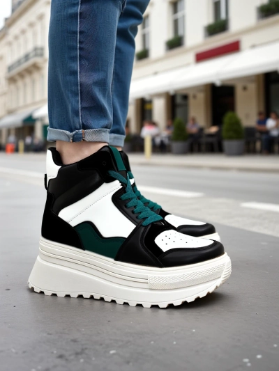 Royalfashion Pantofi sport de femei înalți Geeky