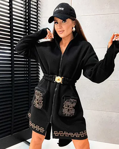 Rochie mini pentru femei marca Royalfashion tip bluză