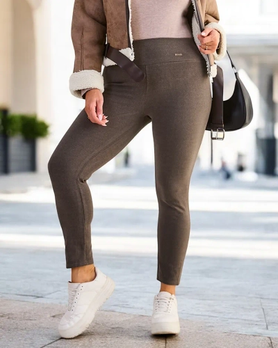 Pantaloni femei matlasati din bumbac Royalfashion MARI