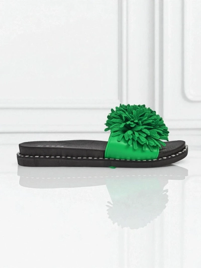 Royalfashion Slippers de mujer con suela plana Flora Blide