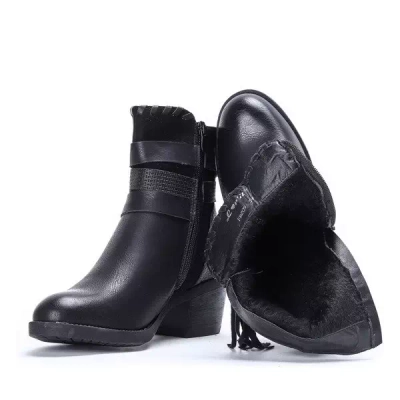 OUTLET Cizme negre pe postul Junco - Incaltaminte