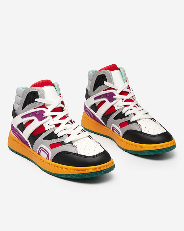 OUTLET Pantofi sport gri de dama pana la glezna de la Gisore - Incaltaminte