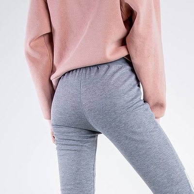 Treninguri de culoare gri deschis cu dungi - Îmbrăcăminte