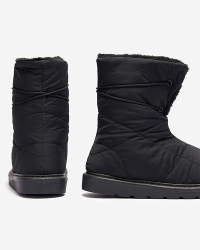 Negru cizme pentru femei a'la cizme de zăpadă Amirfu- Footwear