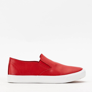 adidasi slip-on dama rosii Wizore - Incaltaminte