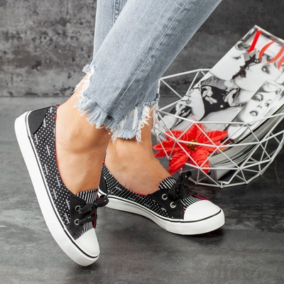 OUTLET Adidași Botana alb-negru - Încălțăminte