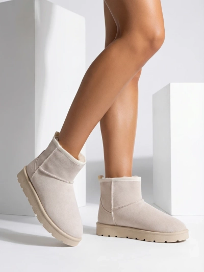 Royalfashion Cizme scurte asemănătoare cu cizmele de zăpadă pentru femei Belli