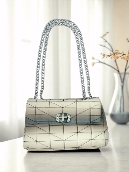 Royalfashion Poșetă mică de damă din piele ecologică ombre Sophie Rose