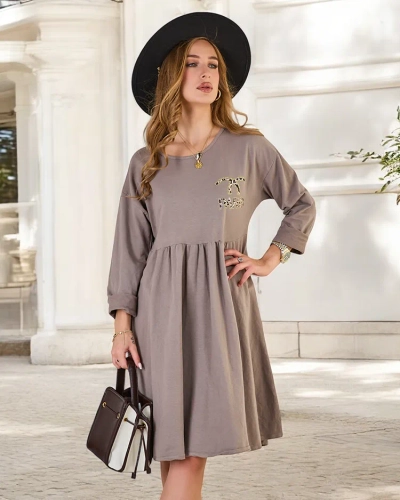 Royalfashion Rochie din țesătură pentru femei