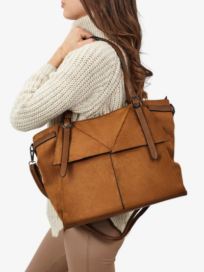 Geantă de damă shopper eco piele întoarsă Daville