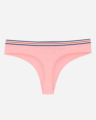 Tanga de dama Coral cu imprimeu - Lenjerie intima