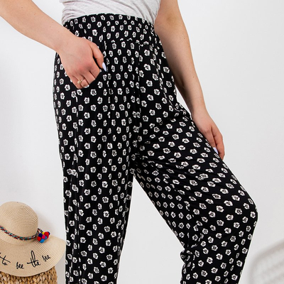 Pantaloni pentru femei cu model PLUS SIZE - Îmbrăcăminte