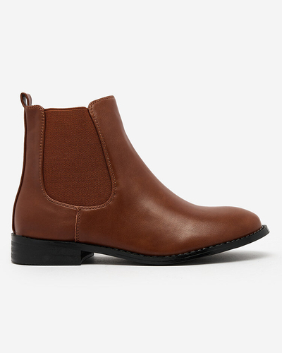 Royalfashion Cizme negre pentru femei a'la sztyblety cu ornamente Ederte