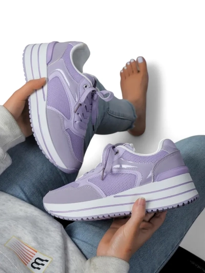 Royalfashion Pantofi sport pentru femei cu platformă Revided