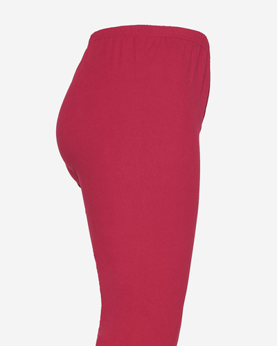 Jambiere de damă maro din bambus PLUS SIZE - Îmbrăcăminte