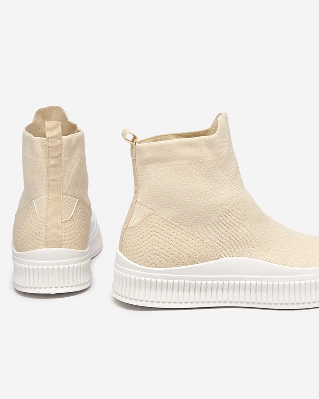 Tenisi Bejoko de damă bej - Încălțăminte