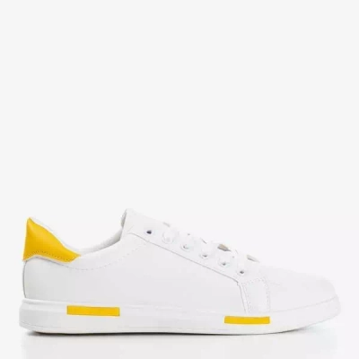OUTLET Tenisi albi și galbeni Tanami pentru bărbați - Încălțăminte