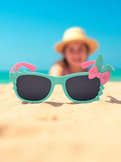 Royalfashion Ochelari de soare pentru copii cu decorațiuni Bunny Shine
