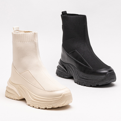 Pantofi sport slip-on dama bej Berida - Incaltaminte